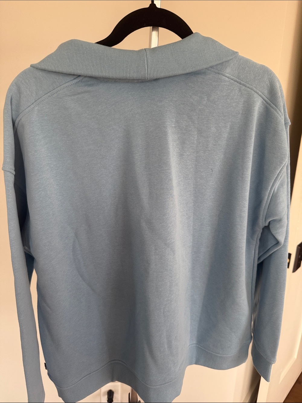 NWT Eddie Bauer Women’s Sky Blue Half-Zip Pullover Sweater - Picture 6 of 10